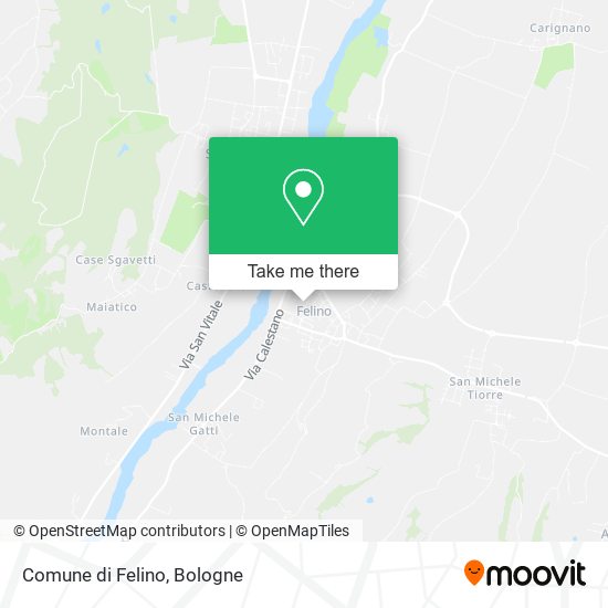 Comune di Felino map