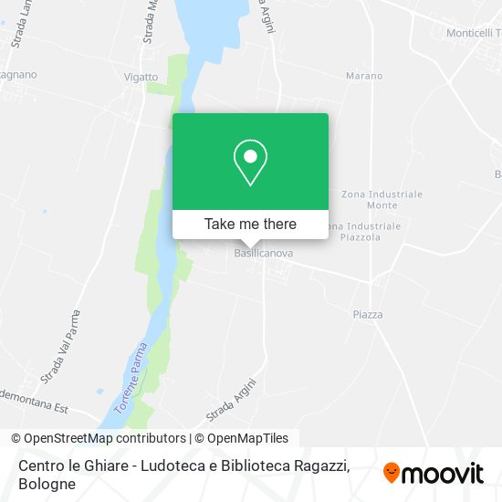 Centro le Ghiare - Ludoteca e Biblioteca Ragazzi map