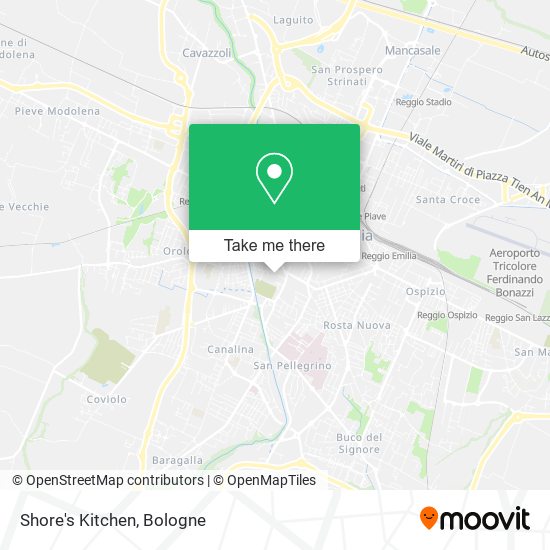 Shore's Kitchen map
