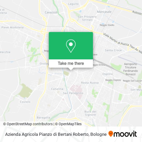 Azienda Agricola Pianzo di Bertani Roberto map