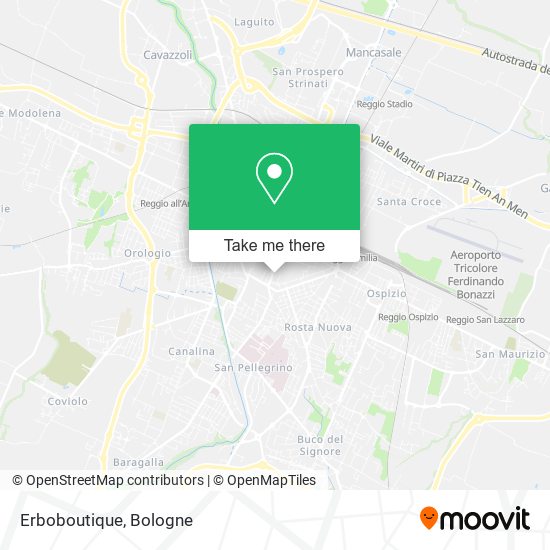 Erboboutique map
