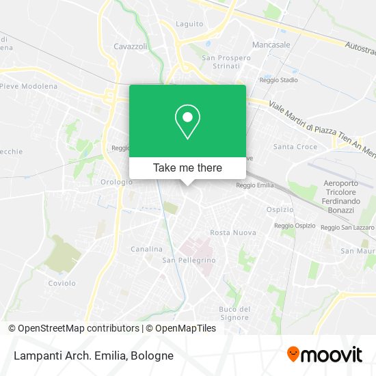 Lampanti Arch. Emilia map
