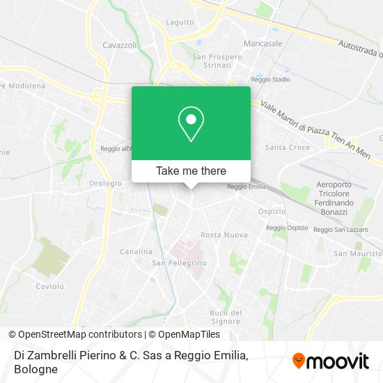 Di Zambrelli Pierino & C. Sas a Reggio Emilia map