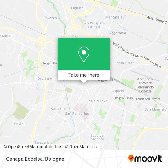 Canapa Eccelsa map