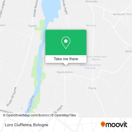 Loro Ciuffenna map