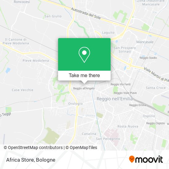 Africa Store map