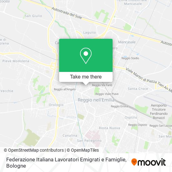 Federazione Italiana Lavoratori Emigrati e Famiglie map