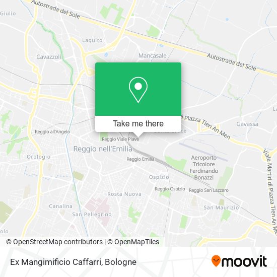 Ex Mangimificio Caffarri map