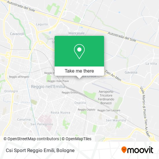 Csi Sport Reggio Emili map