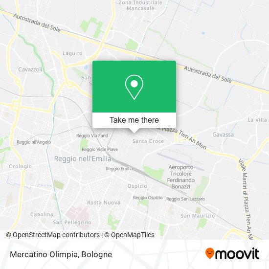 Mercatino Olimpia map