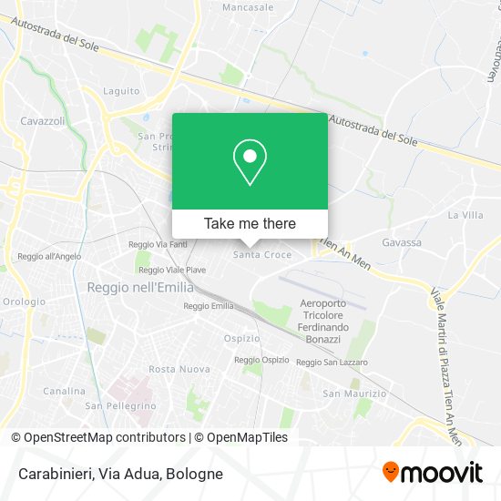 Carabinieri, Via Adua map