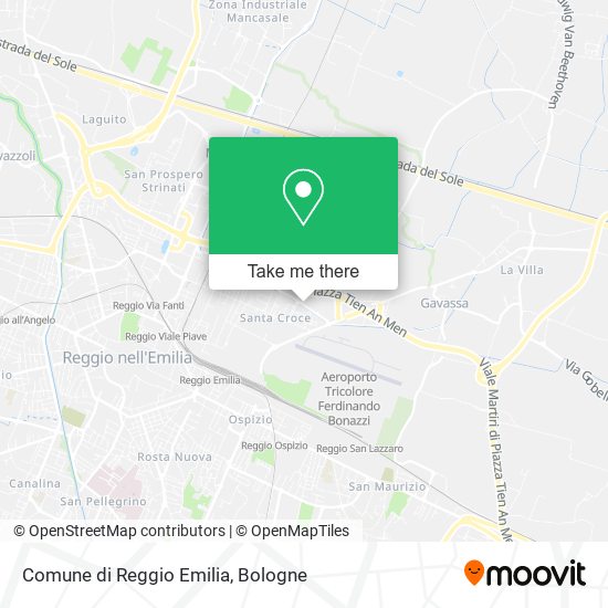 Comune di Reggio Emilia map