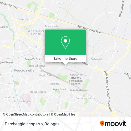 Parcheggio scoperto map