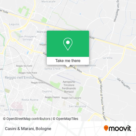 Casini & Marani map