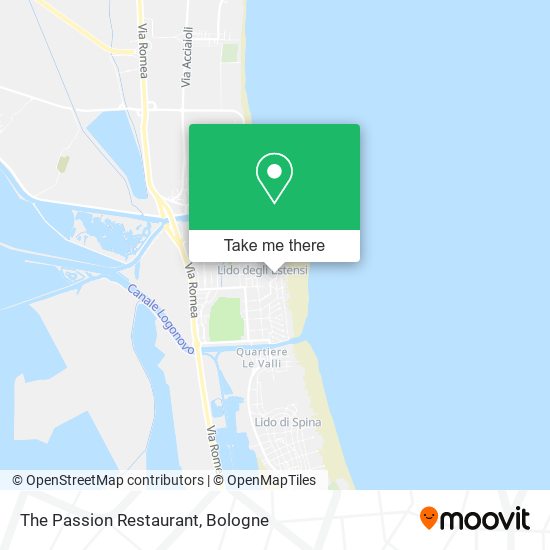 The Passion Restaurant map