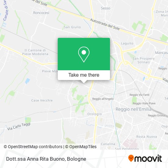 Dott.ssa Anna Rita Buono map