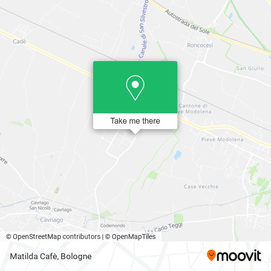Matilda Cafè map