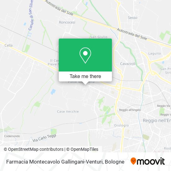 Farmacia Montecavolo Gallingani-Venturi map