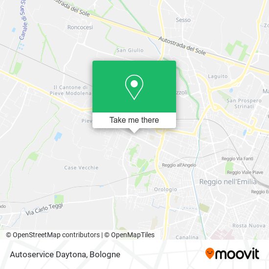 Autoservice Daytona map