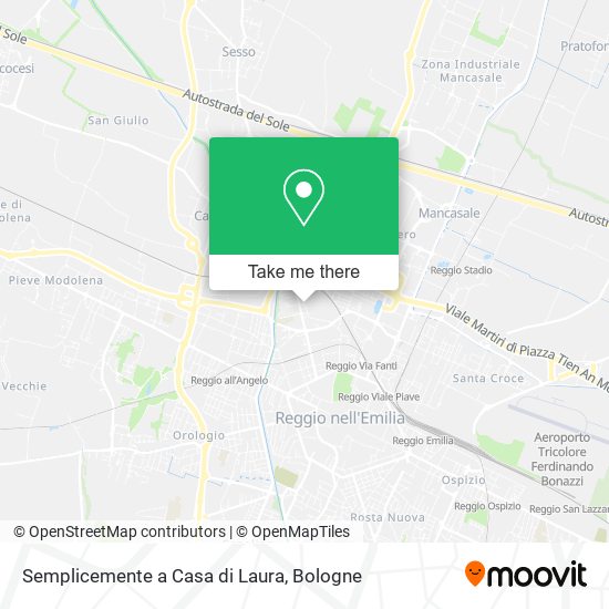 Semplicemente a Casa di Laura map