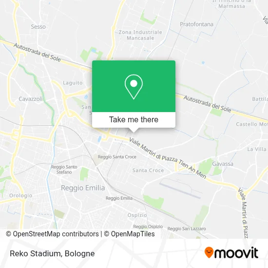 Reko Stadium map