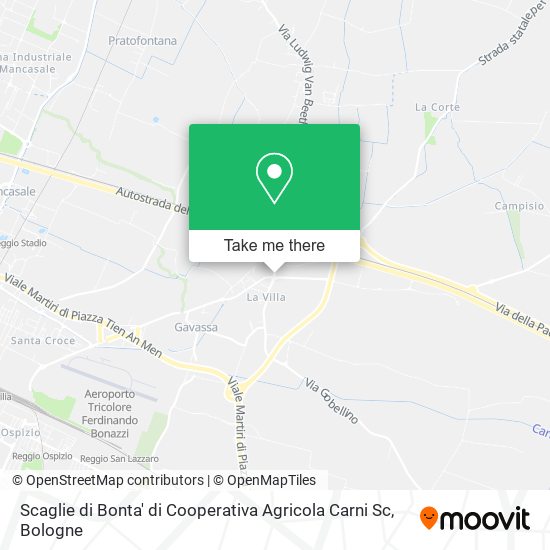 Scaglie di Bonta' di Cooperativa Agricola Carni Sc map