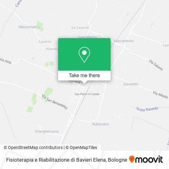 Fisioterapia e Riabilitazione di Bavieri Elena map