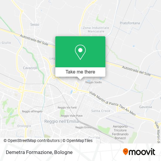 Demetra Formazione map
