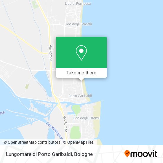 Lungomare di Porto Garibaldi map