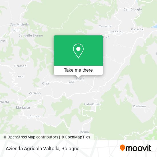 Azienda Agricola Valtolla map