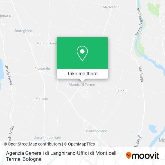 Agenzia Generali di Langhirano-Uffici di Monticelli Terme map