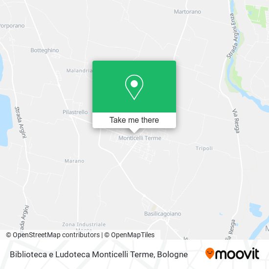 Biblioteca e Ludoteca Monticelli Terme map