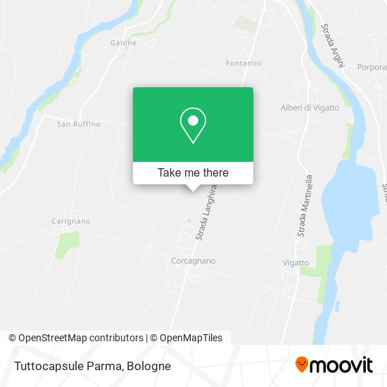 Tuttocapsule Parma map