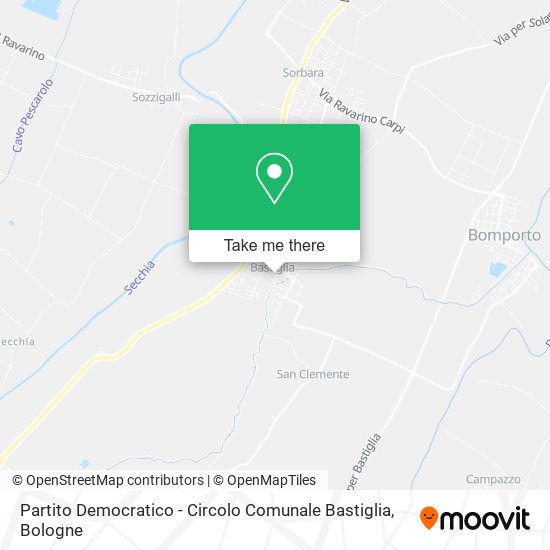 Partito Democratico - Circolo Comunale Bastiglia map