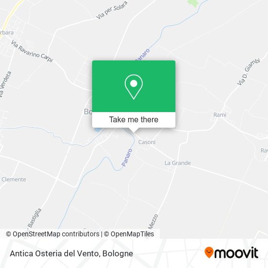 Antica Osteria del Vento map