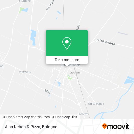 Alan Kebap & Pizza map