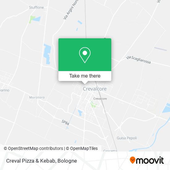 Creval Pizza & Kebab map
