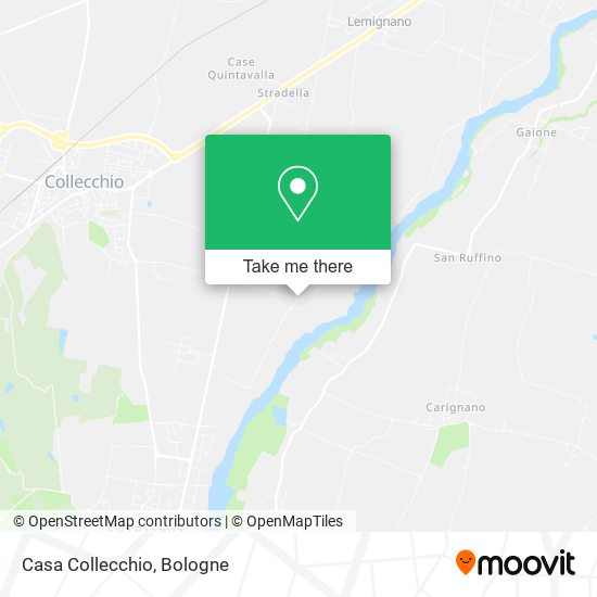 Casa Collecchio map