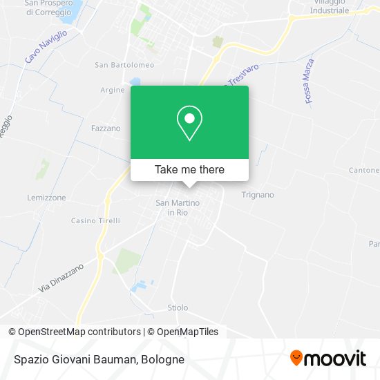 Spazio Giovani Bauman map