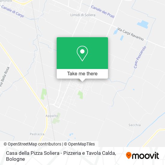 Casa della Pizza Soliera - Pizzeria e Tavola Calda map