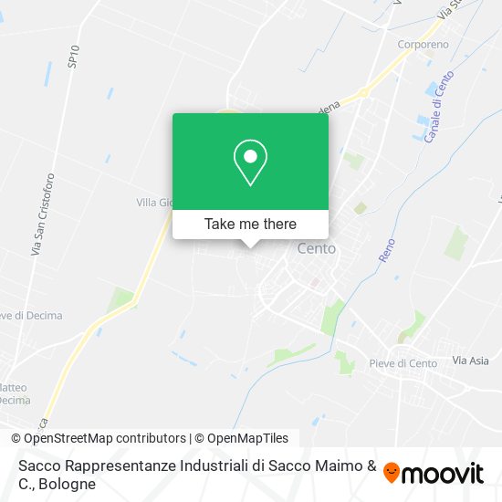 Sacco Rappresentanze Industriali di Sacco Maimo & C. map