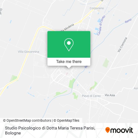 Studio Psicologico di Dotta Maria Teresa Parisi map