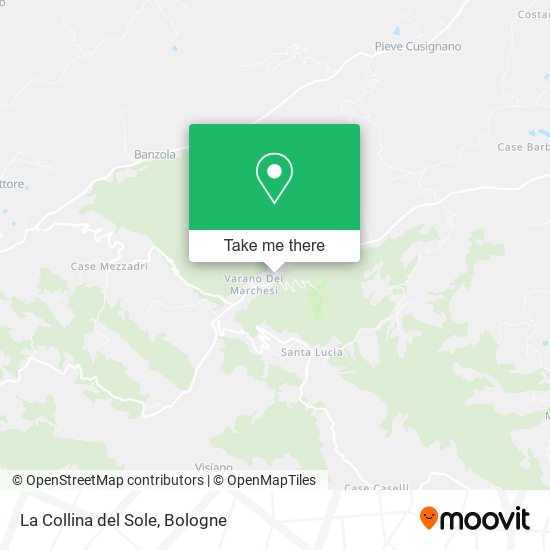 La Collina del Sole map