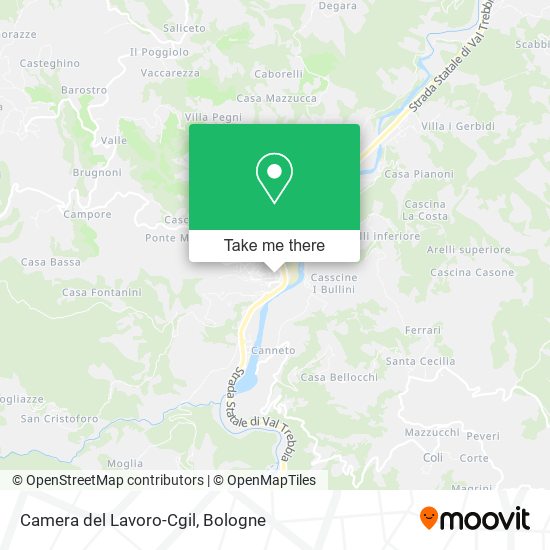 Camera del Lavoro-Cgil map