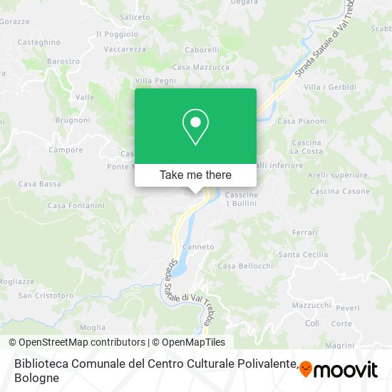 Biblioteca Comunale del Centro Culturale Polivalente map