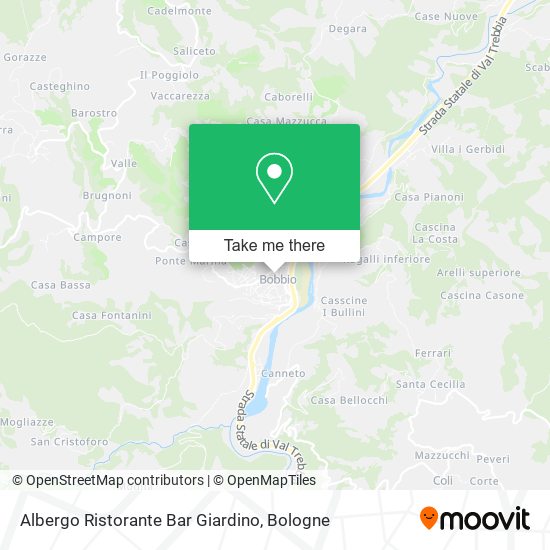 Albergo Ristorante Bar Giardino map