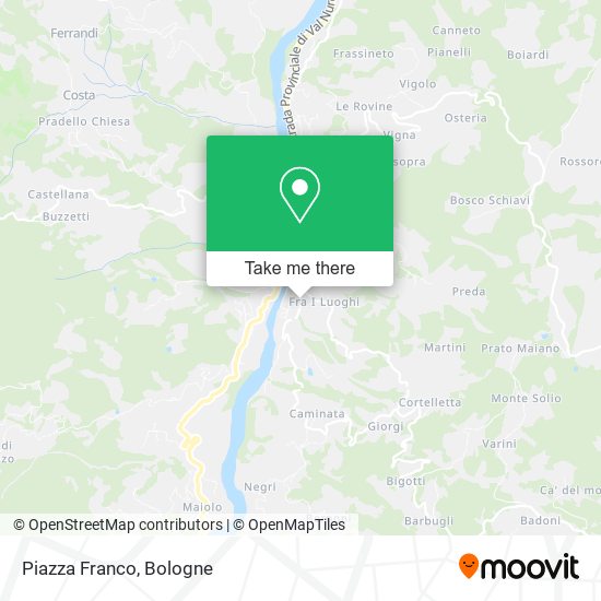 Piazza Franco map