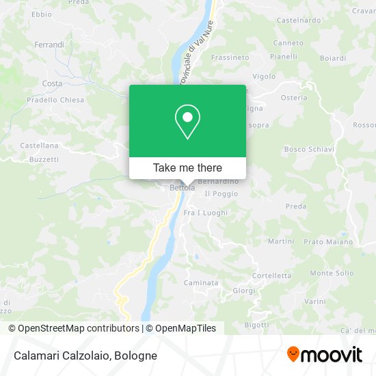 Calamari Calzolaio map