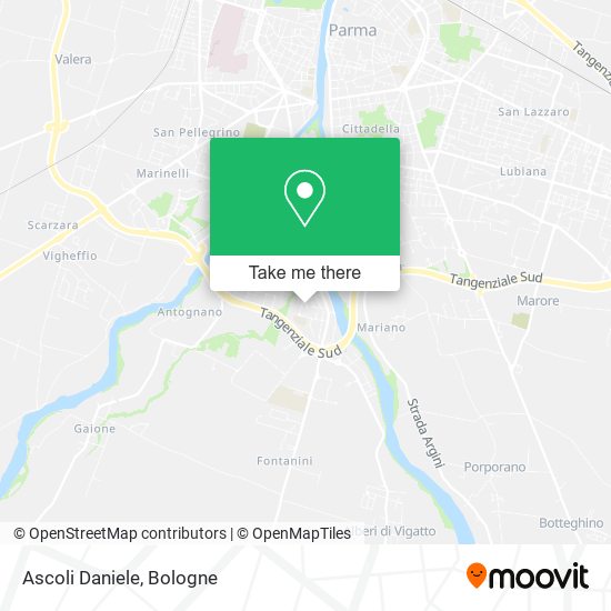 Ascoli Daniele map