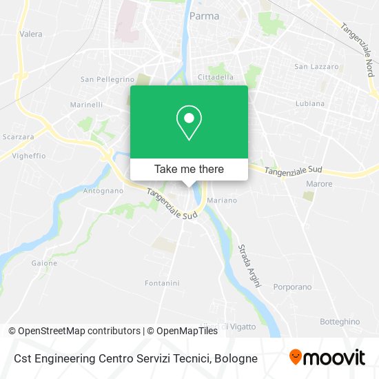 Cst Engineering Centro Servizi Tecnici map